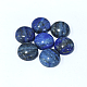 Lapis lazuli pierres précieuses naturelles teints dôme / demi rondes cabochons G-J330-06-18mm-2