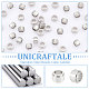 Unicraftale 100pcs 201 perles en acier inoxydable STAS-UN0048-82-5