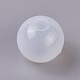 シリコンモールド  レジン型  UVレジン用  エポキシ樹脂ジュエリー作り  球型  ボール  透明  33mm  穴：8mm DIY-G008-05C-3