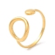 304 anello per polsini aperti da donna con anello cavo in acciaio inossidabile STAS-D085-04G-1