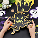 Gorgecraft 2 set decorazioni adesive autoadesive in plastica pvc a tema halloween DIY-GF0005-67-3