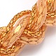 Плетеные железной цепью чистая сетка ожерелья NJEW-L352-34A-2