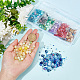 Arricraft 8 perle di vetro di colore GLAA-AR0001-42-3