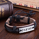 Adjustable Casual Unisex Leather Bracelets BJEW-BB15534-6
