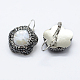 Orecchini a bottone con perle naturali EJEW-K070-05A-NR-2