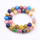 Chapelets de perles d'œil de chat CE-F021-12mm-B03-2
