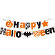 Papierfahnen zum Thema Halloween AJEW-P105-01-1