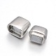 Rack Plating Alloy Rectangle Magnetic Clasps PALLOY-F040-01P-2