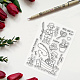 PandaHall Men Pattern Clear Stamps DIY-WH0167-56-711-5