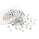 150pcs perles acryliques lumineuses LACR-YW0001-02-4