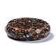 Resin with Natural Mixed Stone Chip Stones Ashtray DJEW-F015-06A-3