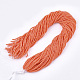 Opaque Solid Color Glass Beads Strands GLAA-S178-14A-06-3