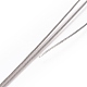 (不良品見切り販売：スプール折れ)  タイガーテールワイヤー  ナイロン被覆ステンレス鋼  ツイストラウンド  生  0.3mm  約164.04フィート（50m）/ロール TWIR-XCP0001-13-1
