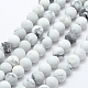 Chapelets de perles en howlite naturelle G-F518-22-6mm-1