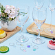 Glas Weinglas Charme AJEW-SC0001-59-4