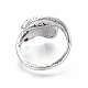 Гитарное кольцо из сплава с открытой манжетой для мужчин и женщин RJEW-T009-41AS-2