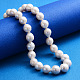 Pepitas perlas barrocas naturales perlas keshi perlas hebras PEAR-Q004-32-5