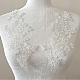Hobbiesay 12 pièces 6 style fleur polyester broderie coudre sur des appliques de dentelle DIY-HY0001-57-5