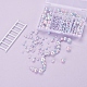 497Pcs 5 Style Rainbow ABS Plastic Imitation Pearl Beads OACR-YW0001-07F-9