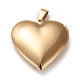 Placage ionique de la Saint-Valentin (ip) 304 pendentifs médaillon en acier inoxydable STAS-K197-08G-2