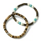 Ensemble de bracelets extensibles en perles de noix de coco BJEW-JB09807-5