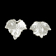 Colgantes de perlas de imitación de plástico de abs hoja OACR-R016-43-1