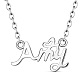 Shegrace 925 collares con colgante de plata esterlina JN890A-1