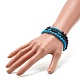 Set di bracciali elastici per ragazze donne BJEW-JB06889-6