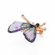 Брошь в виде бабочки из смолы JEWB-N007-020-FF-3