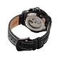 Relojes de pulsera de cuero mecánico de acero inoxidable de los hombres de alta calidad WACH-N032-10-4