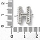 Латунные микро-паве кубические цирконии буквы соединения KK-I717-04H-P-3