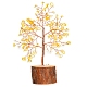 Decorazioni dell'albero della vita in scaglie di citrino naturale PW-WG59627-02-1