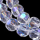 FilI di perline in vetro placcato X-EGLA-J042-8mm-AB03-3