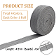 PandaHall Elite 4 Rolls 4 Colors Flat Polyester Cord/Band OCOR-PH0002-59-2