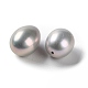 Perle di perle d'acqua dolce coltivate naturali tinte PEAR-E020-21-2