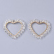 Perles de verre pendentifs FIND-S306-20B-2