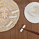 Chgcraft 10 pz poggia bacchette in ceramica supporto per cucchiaio e forchetta per la decorazione della sala da pranzo DJEW-WH0063-27-4