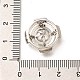 Латунные микро-паве кубические цирконии кабошоны оправы KK-M312-32P-3