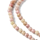 Chapelets de perles en rhodonite naturelle G-F748-U01-03-4