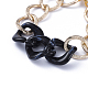 (vente d'usine de fêtes de bijoux) bracelets de chaîne BJEW-JB05176-01-3