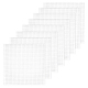 プラスチックメッシュキャンバスシート  刺繍用  アクリル毛糸クラフト  ニットとかぎ針編みのプロジェクト  長方形  ホワイト  210x220x1.5mm AJEW-WH0413-62A-1