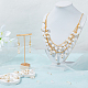 Colgante de acrílico abs perla de imitación PALLOY-PH01626-5