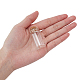 CHGCRAFT 30Pcs 8ml Mini Glass Bottles with Cork Stoppers DIY Kits Wish Bottles 50Pcs Eye Screws DIY-CA0001-14-3