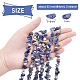 BENECREAT 33 Inch(84cm) Sodalite Chip Stone 3 Strand Natural Chip Stone Beads Loose Crystal Stone for Jewelry Making DIY Crafts Decoration G-BC0001-26-3