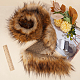 GORGECRAFT Faux Fur Ribbon Brown Fox Fur Fabric 7x180cm Artificial Fur Stripe Precut Fluffy Plush Trim for DIY Craft Clothing Embellishments Rugs Blankets Patches Photographic Background Decoration AJEW-WH0326-16B-6