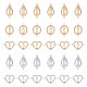 Unicraftale 50pcs 5 styles Religion Alloy Connector Charms FIND-UN0002-29-1