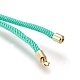 Création de bracelets à cordon torsadé en nylon MAK-M025-148-2