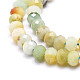 Brins de perles d'amazonite de fleurs naturelles G-E569-I27-3