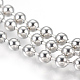 Нержавеющая сталь мяч цепи ожерелье материалы MAK-L019-01D-P-2