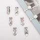 304 Stainless Steel Clip-On Earrings Findings STAS-Q185-01-5